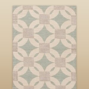 Contemporary American hooked rug, design N2025D