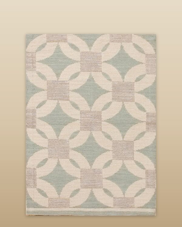 Contemporary needlepoint rug, design n2025d 1 Contemporary american hooked rug, design n2025d