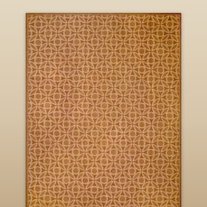 Contemporary American hooked rug, design N2026E