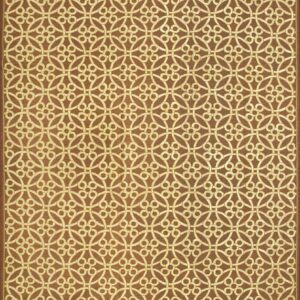 Contemporary American hooked rug, design N2027B