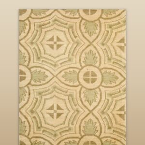 Contemporary American hooked rug, design N2029