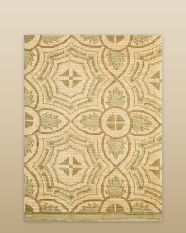 Contemporary needlepoint rug, design n2029 1 Contemporary american hooked rug, design n2029