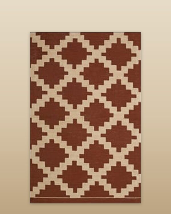 Contemporary needlepoint rug, design n2036 1 Contemporary american hooked rug, design n2036