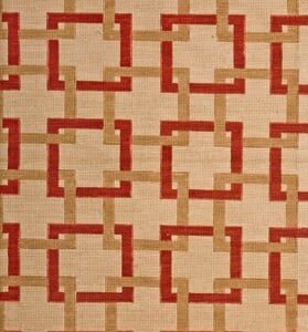 Contemporary American hooked rug, design N2039