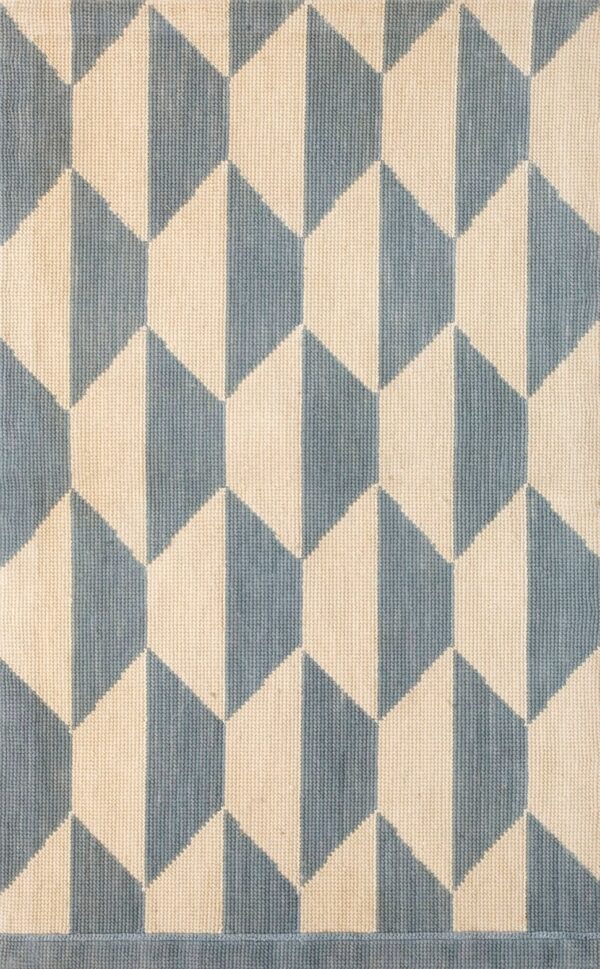 Contemporary needlepoint rug, design n2040 1 Contemporary american hooked rug, design n2040
