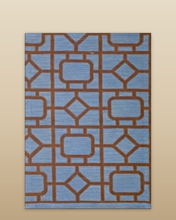 Contemporary needlepoint rug, design n2041 2 Contemporary american hooked rug, design n2041