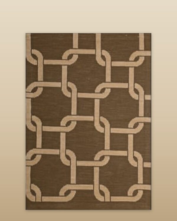 Contemporary needlepoint rug, design n2042 1 Contemporary american hooked rug, design n2042