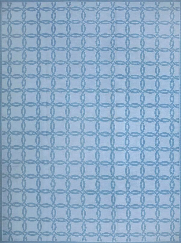 Contemporary needlepoint rug, design n2043b 1 Contemporary american hooked rug, design n2043b