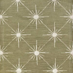 Contemporary American hooked rug, design N2050