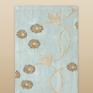 Contemporary American hooked rug, design N2051