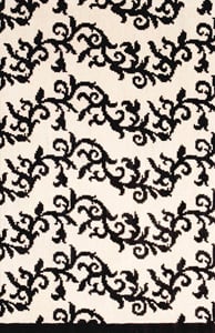 Contemporary American hooked rug, design N2056