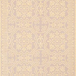 Contemporary American hooked rug, design N2065