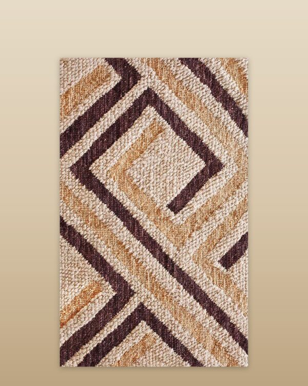 Contemporary american hooked rug, design n2073