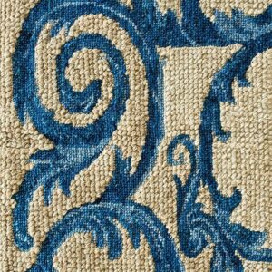 Contemporary American hooked rug, design N2076