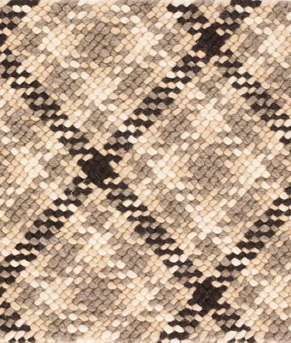 Contemporary pebble rug, design p 1 Contemporary american hooked rug, design p