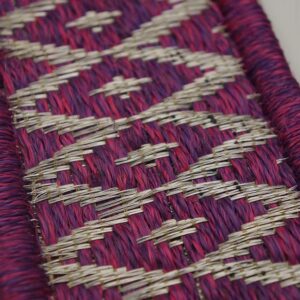 Contemporary American hooked rug, design PCM_004B