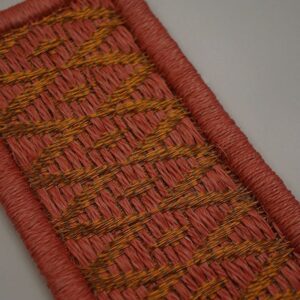 Contemporary American hooked rug, design PCM_004C