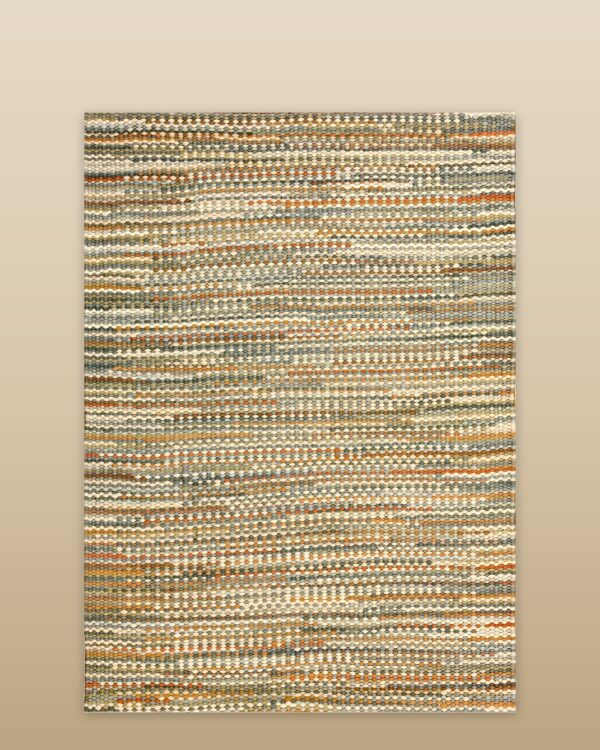 Contemporary american rag rug, design r3010 1 Contemporary american hooked rug, design r3010