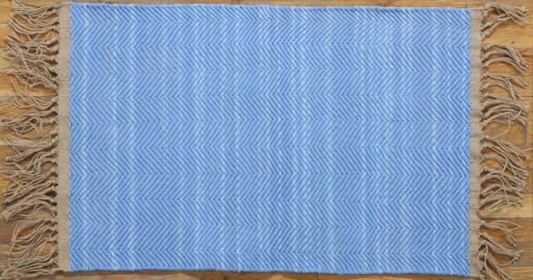 Contemporary american rag rug, design r3017 1 Contemporary american hooked rug, design r3017