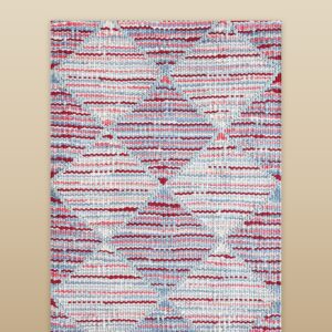 Contemporary American hooked rug, design R3029E