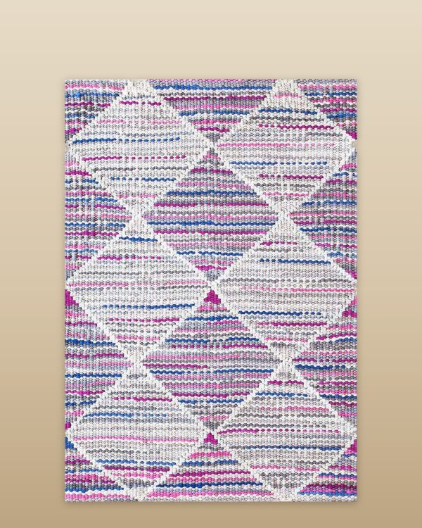 Contemporary american rag rug, design r3029f 1 Contemporary american hooked rug, design r3029f
