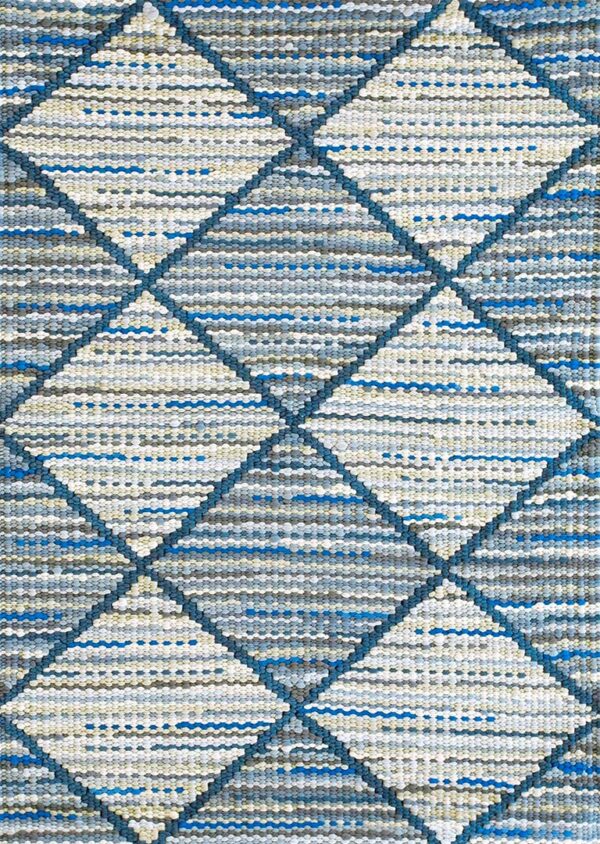 Contemporary american rag rug, design r3029j 1 Contemporary american hooked rug, design r3029j