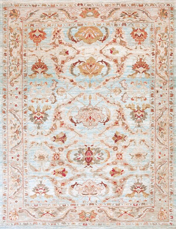 Contemporary sultanabad rug, design s53879 1 Contemporary american hooked rug, design s53879