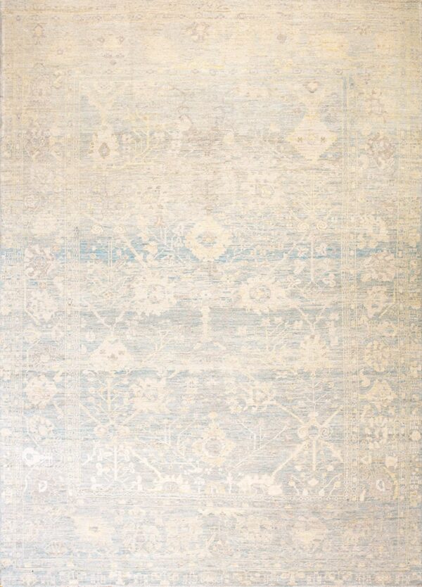 Contemporary sultanabad rug, design s53901 1 Contemporary american hooked rug, design s53901