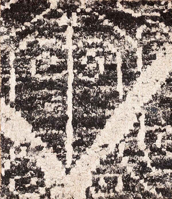 Contemporary wool and silk rug, design s6144a 1 Contemporary american hooked rug, design s6144a