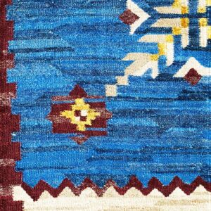 Contemporary American hooked rug, design SC_01B