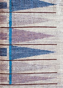 Contemporary American hooked rug, design SC_12