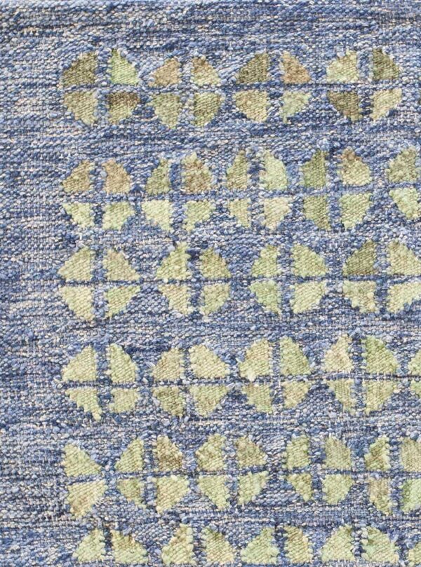Contemporary swedish style flat weave rug, design sc_16b 1 Contemporary american hooked rug, design sc_16b