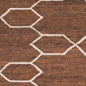 Contemporary American hooked rug, design SC_17