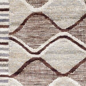 Contemporary American hooked rug, design SC_19