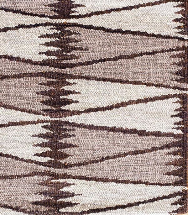 Contemporary swedish style flat weave rug, design sc_21 1 Contemporary american hooked rug, design sc_21