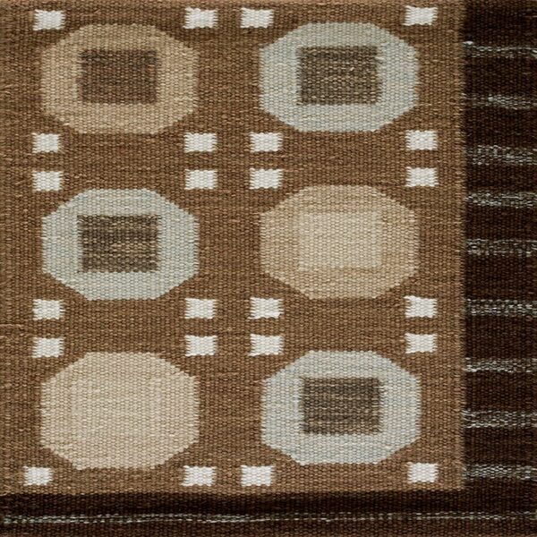 Contemporary swedish style flat weave rug, design sc_213a 1 Contemporary american hooked rug, design sc_213a