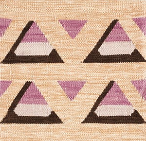 Contemporary American hooked rug, design SC_23B