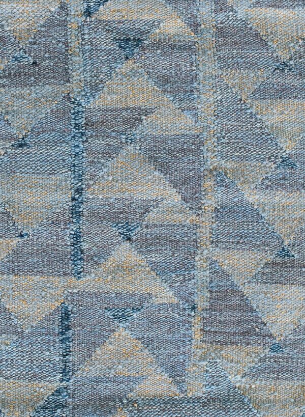 Contemporary swedish style flat weave rug, design sc_31 1 Contemporary american hooked rug, design sc_31
