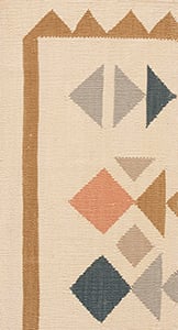 Contemporary American hooked rug, design SC_39