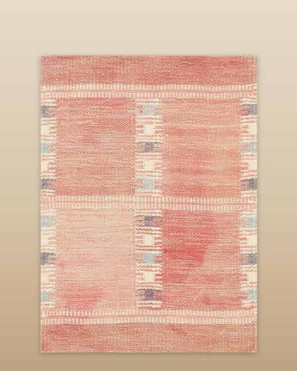 Contemporary swedish style flat weave rug, design sc_501i 1 Contemporary american hooked rug, design sc_501i
