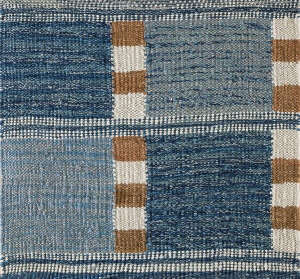 Contemporary swedish style flat weave rug, design sc_501j2 1 Contemporary american hooked rug, design sc_501j2