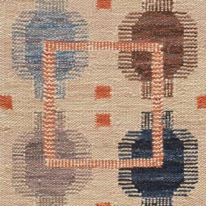 Contemporary American hooked rug, design SC_505