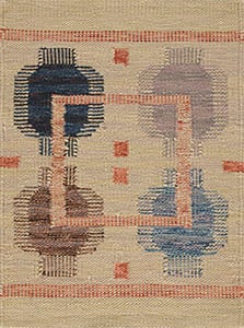 Contemporary American hooked rug, design SC_505D