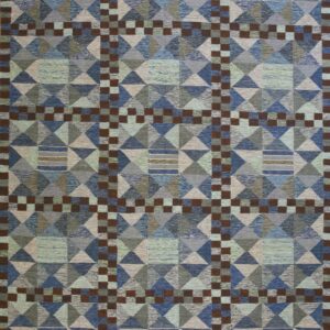 Contemporary American hooked rug, design SC_506
