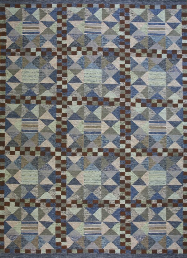 Contemporary american hooked rug, design sc_506