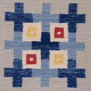 Contemporary American hooked rug, design SC_507