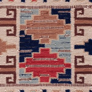 Contemporary American hooked rug, design SC_508