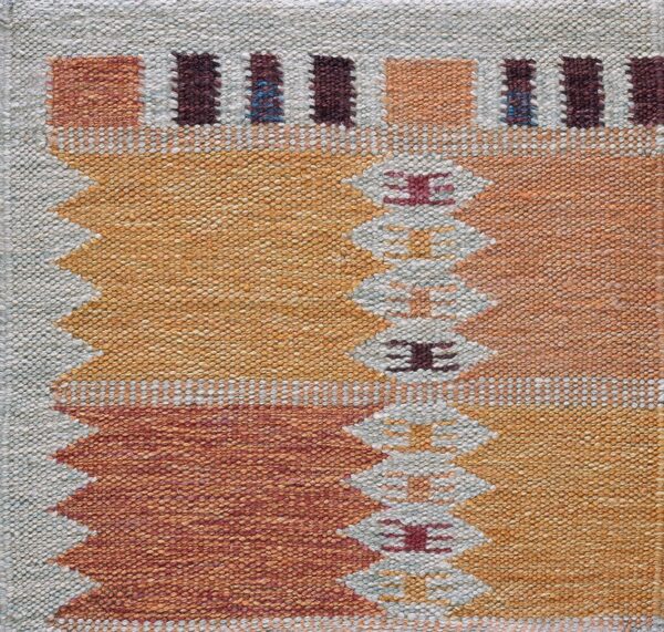 Contemporary swedish style flat weave rug, design sc_512d 1 Contemporary american hooked rug, design sc_512d