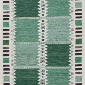 Contemporary American hooked rug, design SC_512E