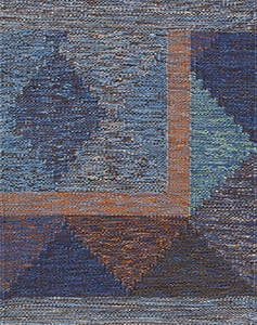 Contemporary American hooked rug, design SC_515